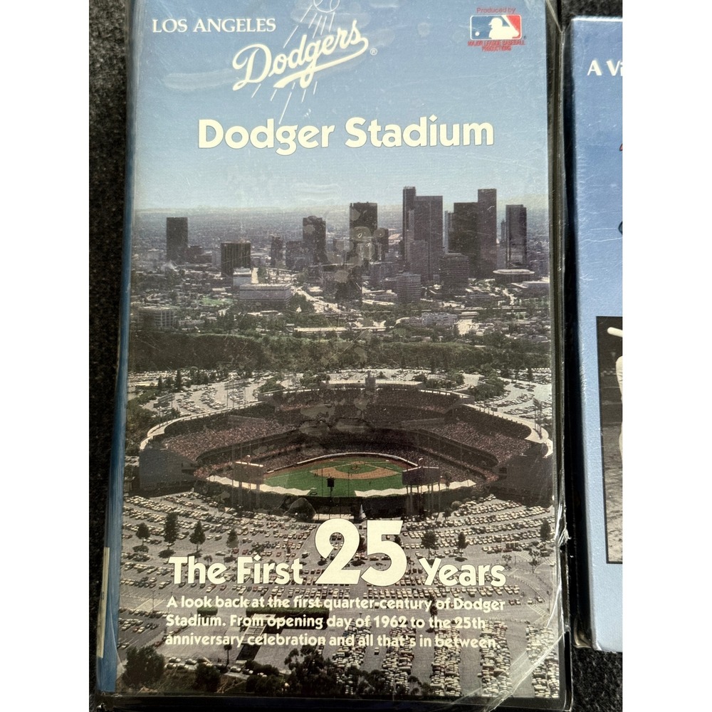 Los Angeles Dodgers VHS Lot Dodger Stadium First 25 Years 100 Years History LA - Picture 2 of 9